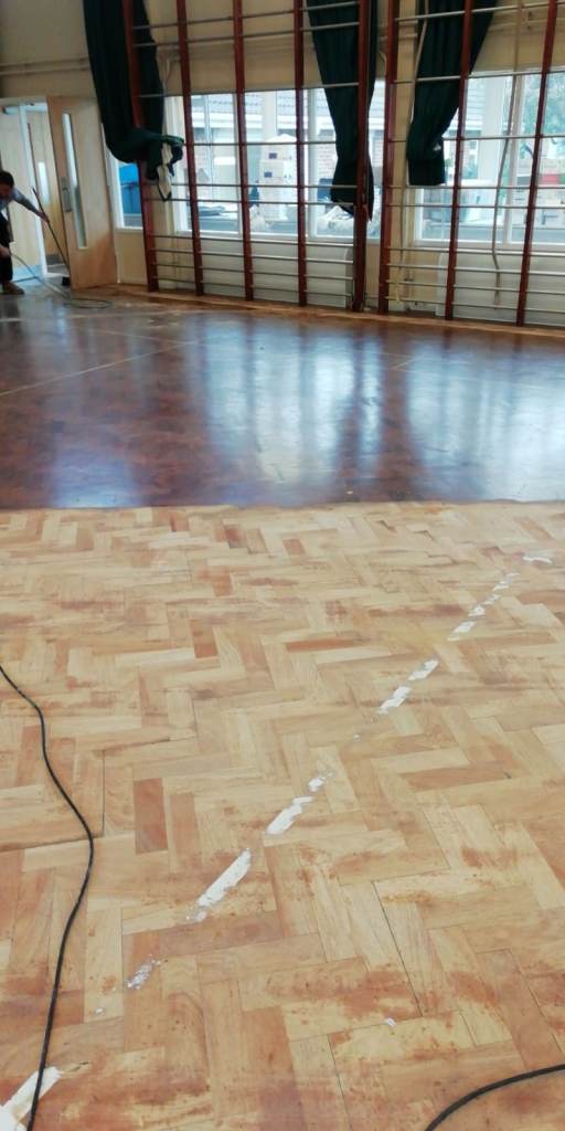 The Holy Family School - Floor Sanding & Sealing - Ealing - Commercial