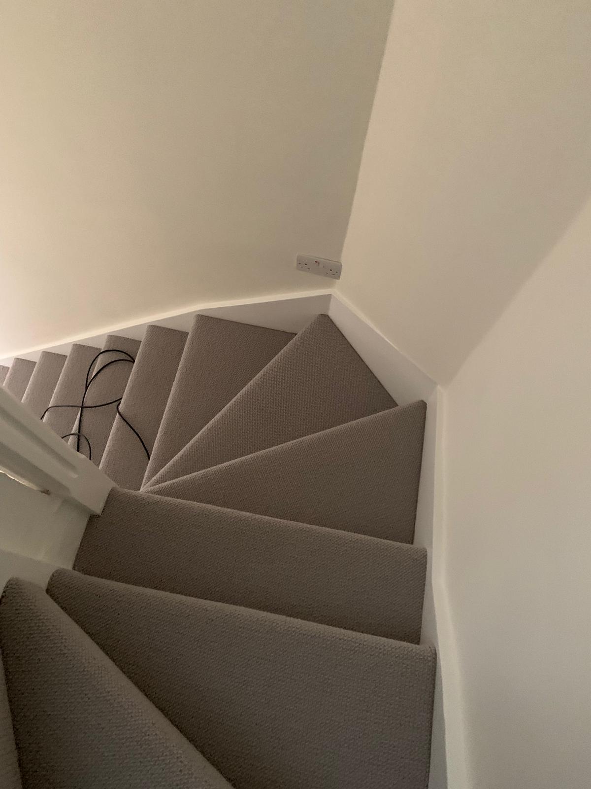 Grey Carpet Installed In Kings Cross