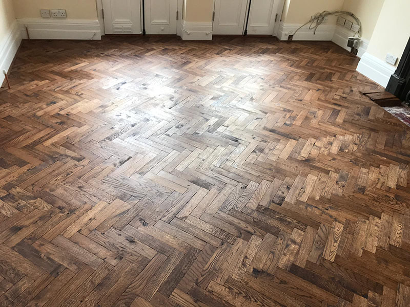 Wood Block Floor Installation in Southwark, Home