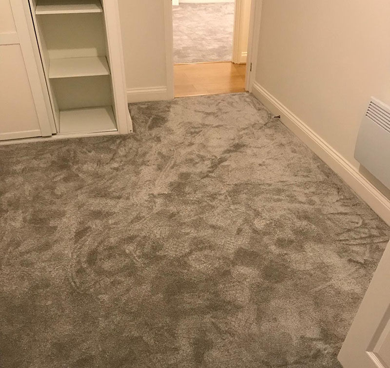 Silk Simulant Carpet Installed in Docklands, Home, overview