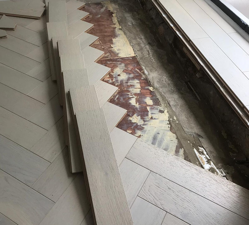 Woodpecker Wood Floor Installed in Wembley, Home