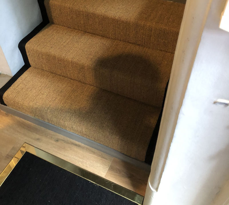 Sisal Carpet Installed in Swiss Cottage, Kersaint Cobb, Home