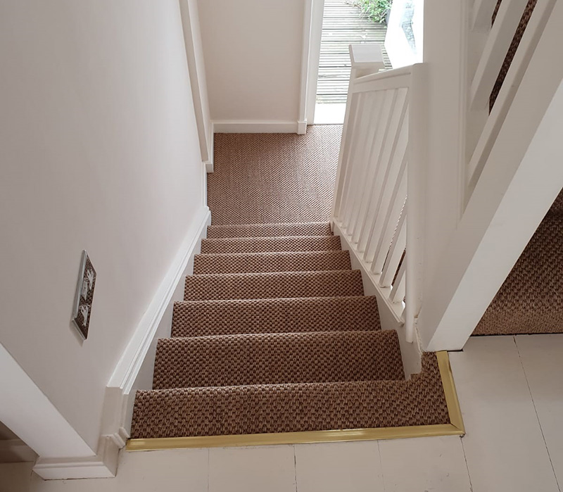 Sisal Carpet Installed in Whitechapel Residence, ITEC, Luxury Vinyl Tile (LVT) Flooring, Home, overview
