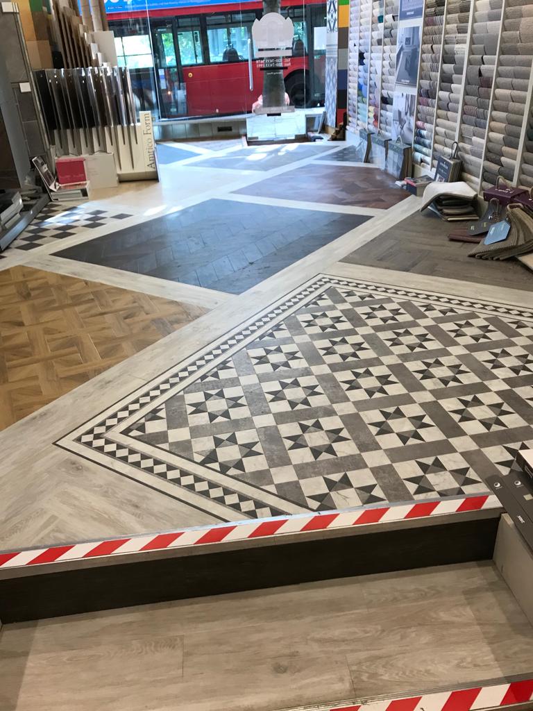 portfolio smooth floors New Amtico Vinyl Flooring in our Hampstead Showroom (7)