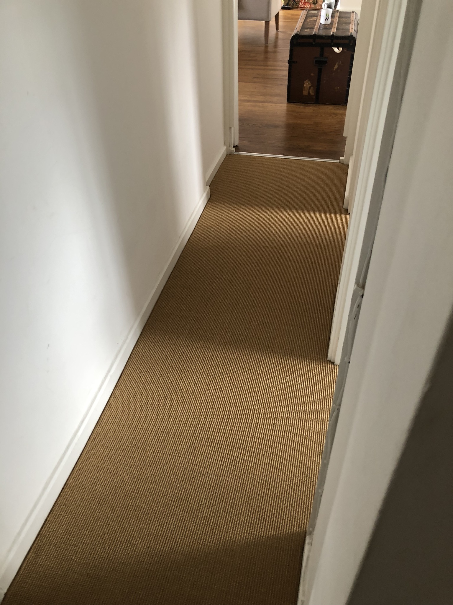 portfolio Fibre Boucle Cinnamon Sisal Carpet Installed in Temple Fortune (7)