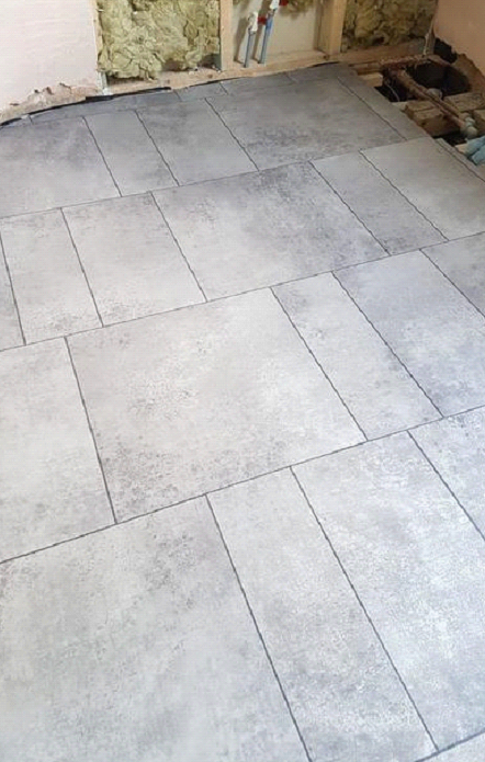 Amtico Signature Kura Caraway Vinyl Tiles Installed in Chelsea 2