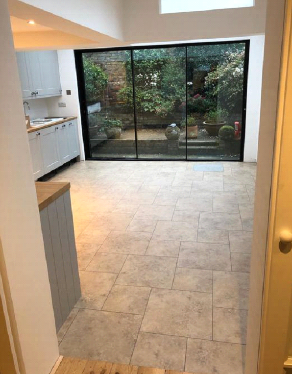 Amtico Signature Kura Caraway Vinyl Tiles Installed in Chelsea 4