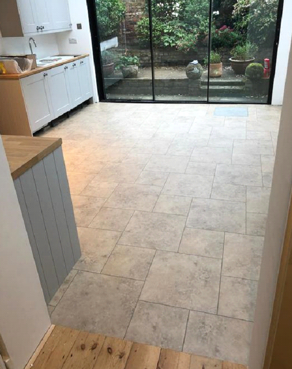 Amtico Signature Kura Caraway Vinyl Tiles Installed in Chelsea 5