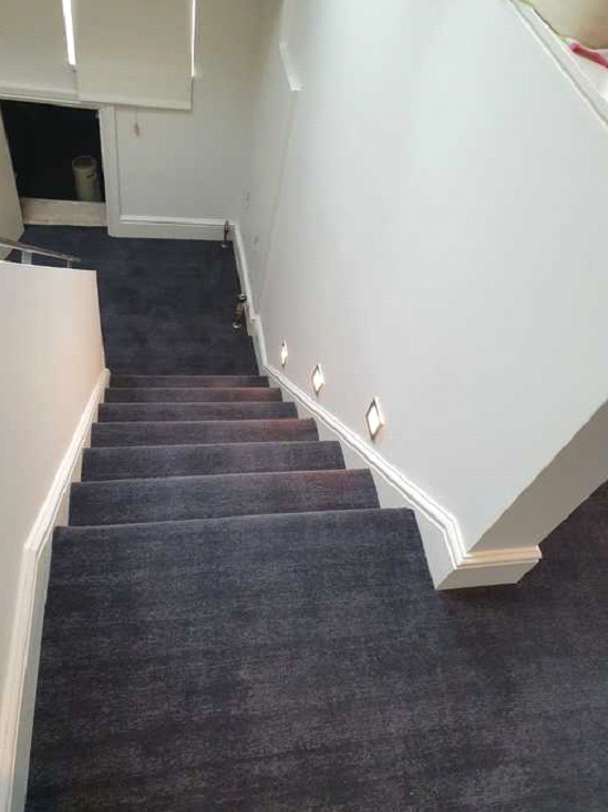 Dark carpet installed to premises in Barnes 4