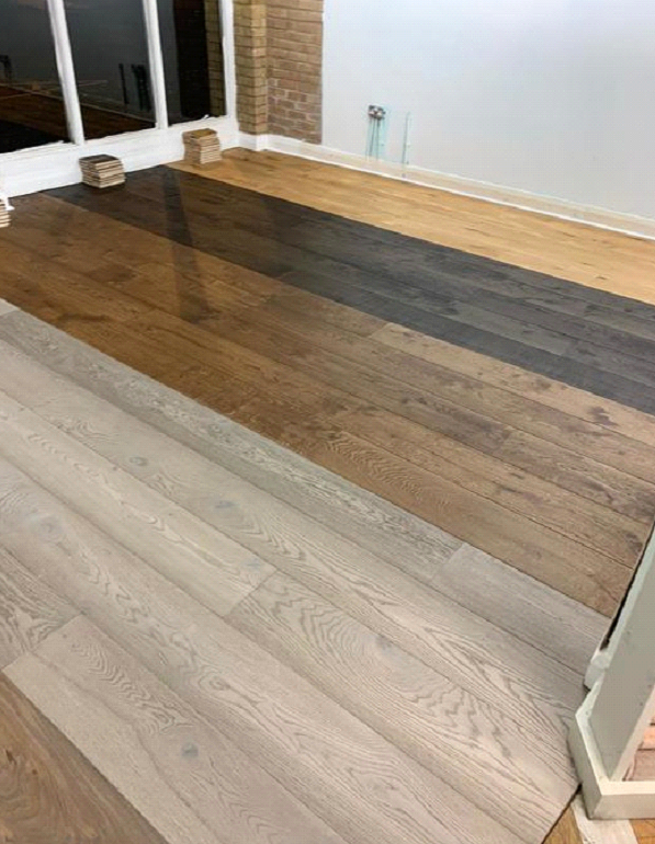 Staki wood floors installed to own Islington Flooring showroom 3