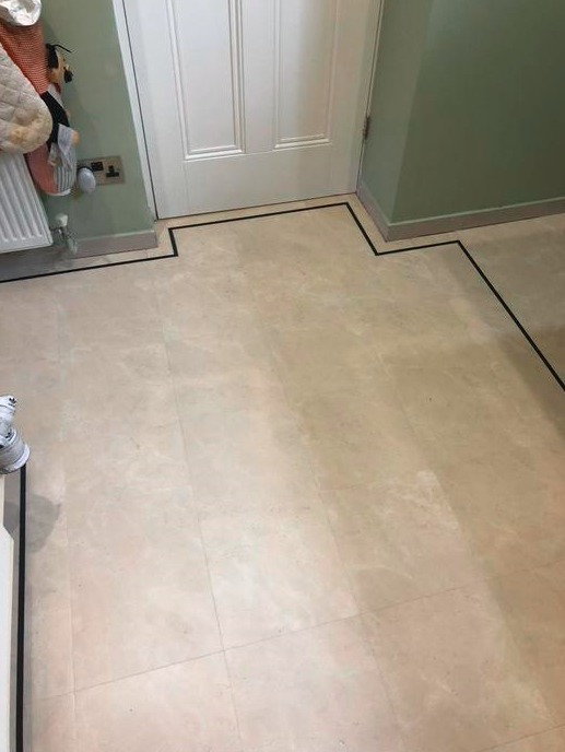 Amtico Luxury Vinyl Tile Flooring Installed in Wimbledon 1
