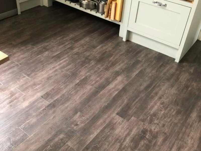 Amtico Signature Script Maple Silver Luxury Vinyl Tile Flooring Installed in Putney - Amtico Flooring - Luxury Vinyl Tile Flooring - Vinyl Flooring
