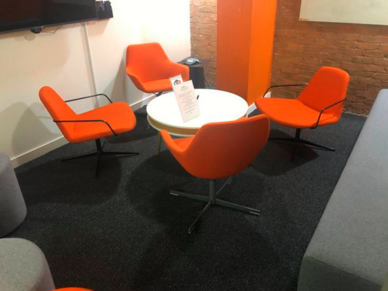 Cavalio Authentic Rustic Oak Vinyl Tiles & Marlings Carpet Tiles in Berkeley Eco-ebony Colour - Wood Flooring - Residential