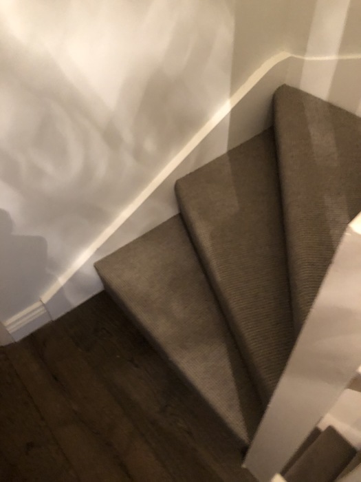 Dark Carpet on Stairs Installed in Putney 3