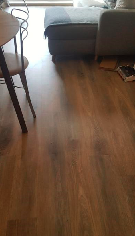 Install Amtico Spacia Hampton Oak Luxury Vinyl Tile Flooring Installed 2