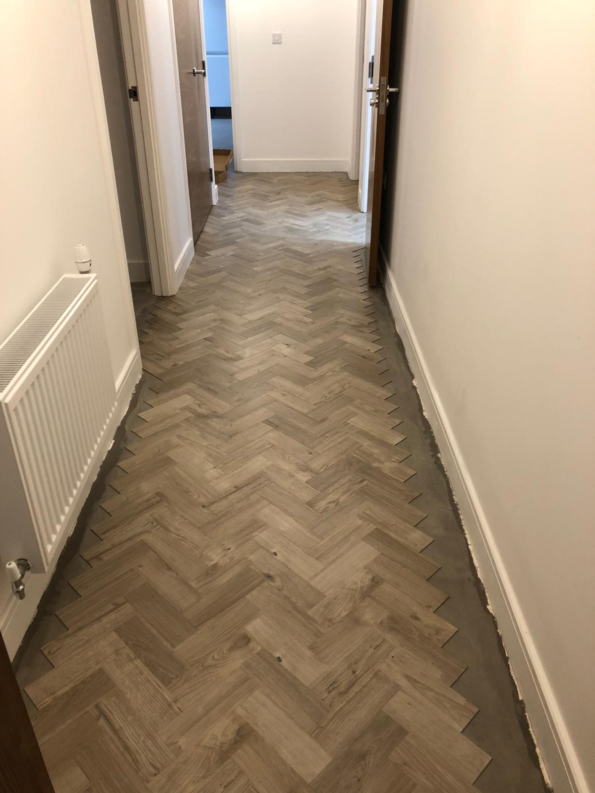 To supply & install Amtico Spacia Sun Bleached Oak luxury vinyl flooring in Kilburn 5