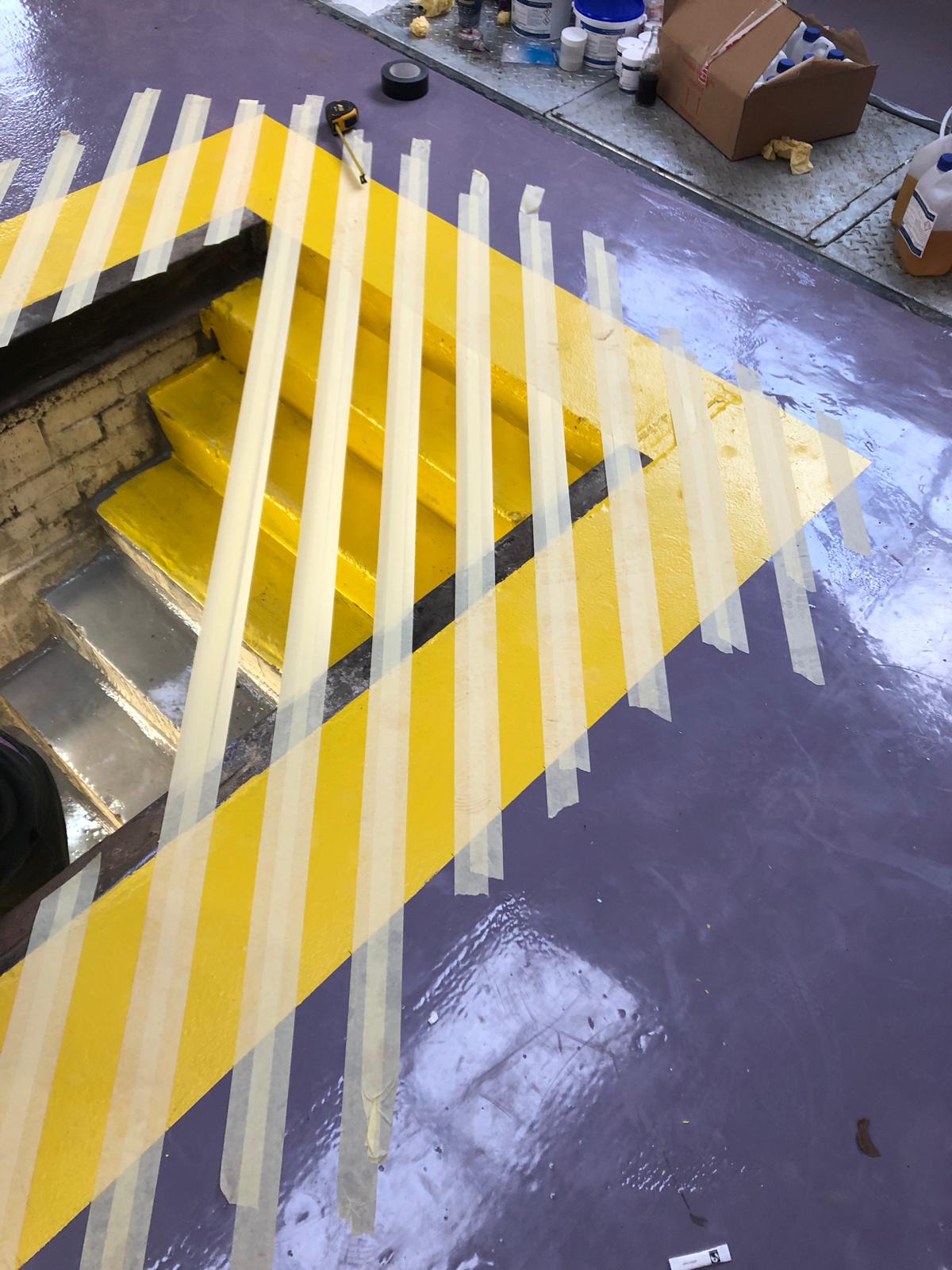 Vanguard Contracts to carry out the refurbishment of a 1200m2 Multi brand workshop floor at F G Barnes Guildford 6