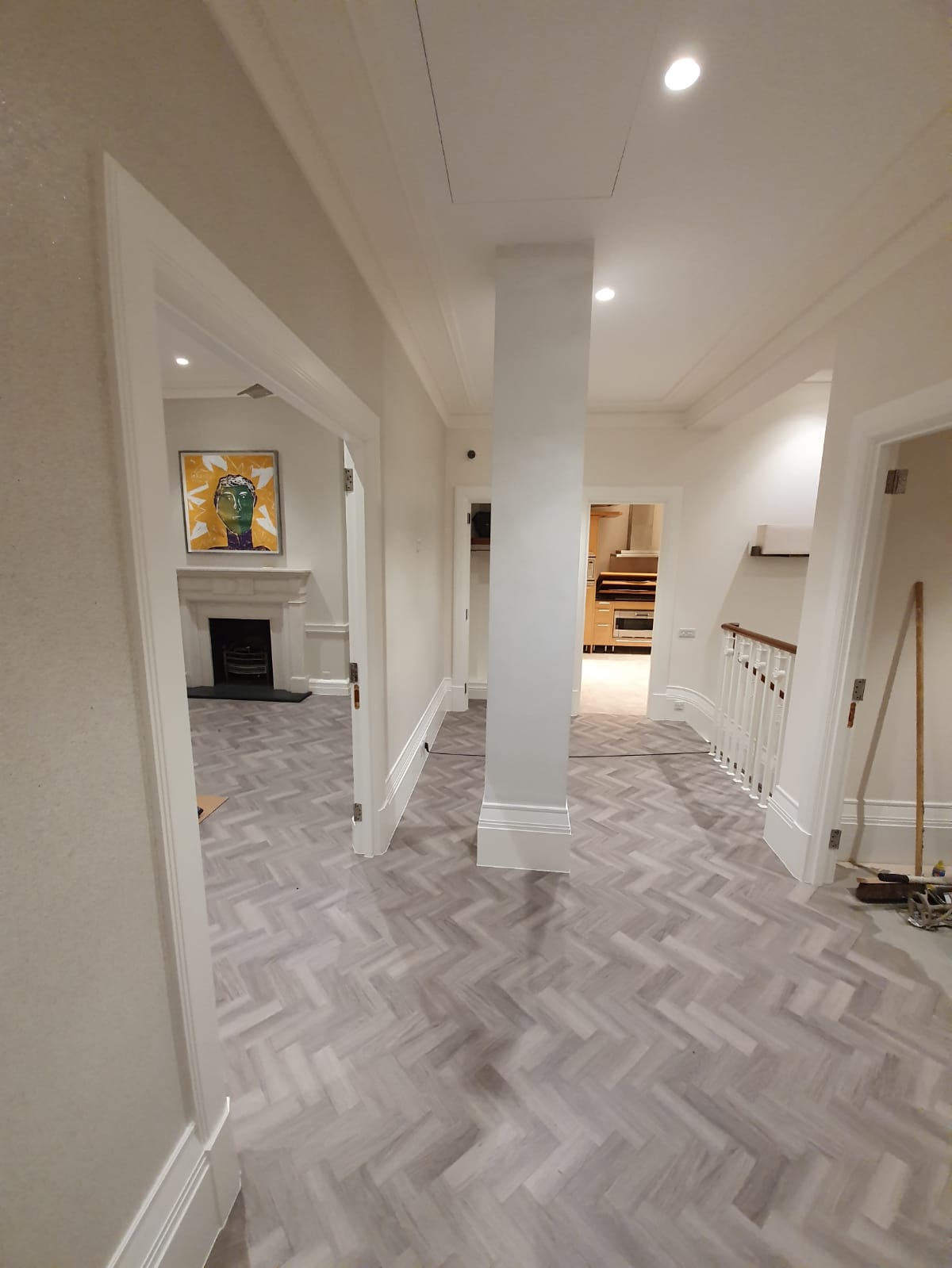 Amtico Spacia Nordic Oak in Herringbone Design to Premises 12