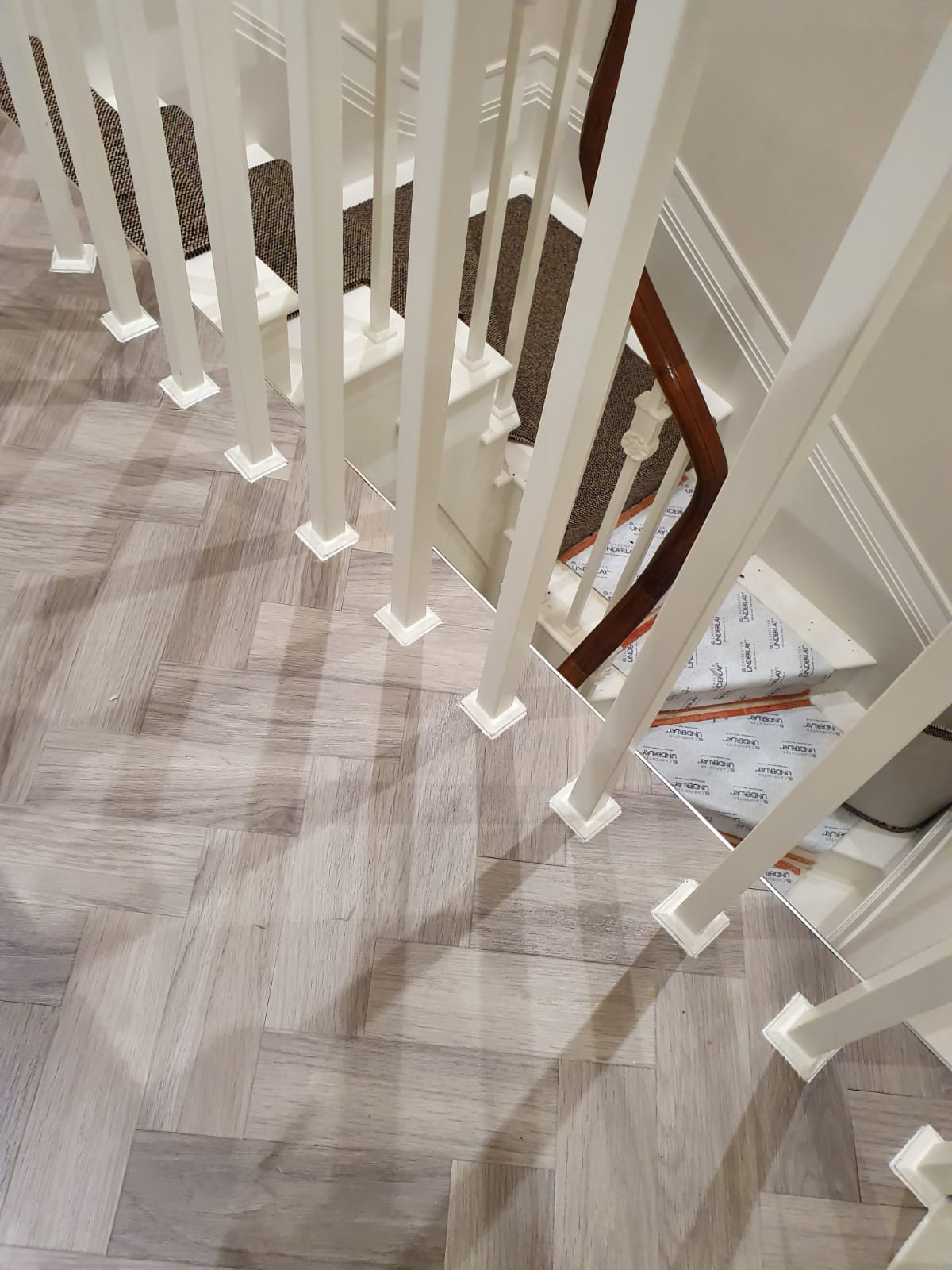 Amtico Spacia Nordic Oak in Herringbone Design to Premises 16