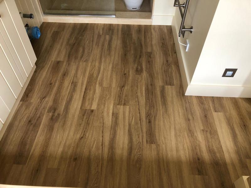 Polyflor English Oak Vinyl Flooring Installation in Acton, Home