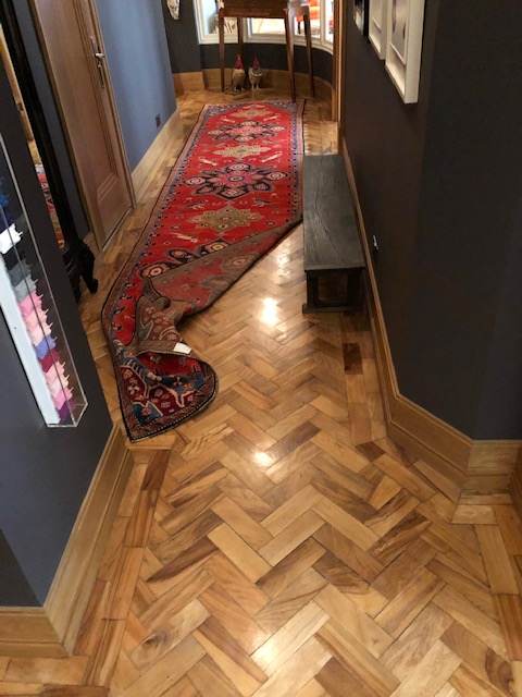 Sand and Seal Selected Areas of Wood Flooring 3