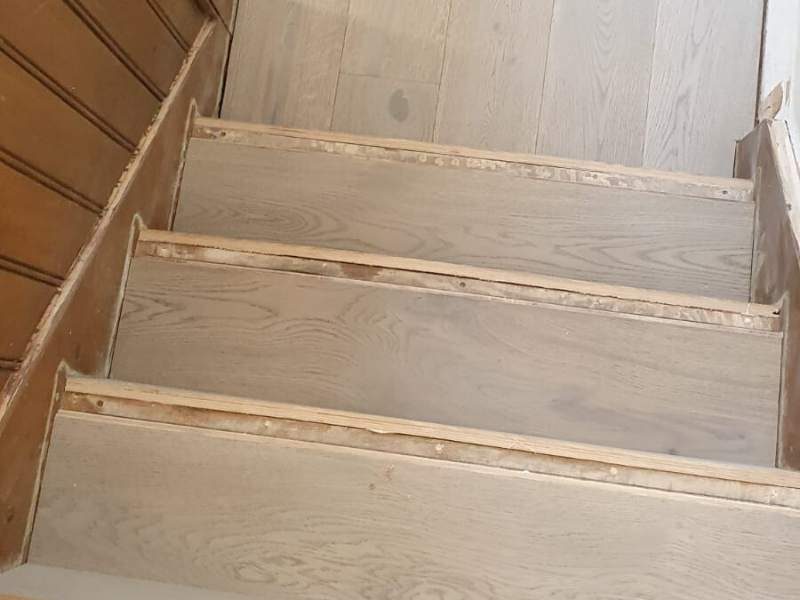 Staki Asphalt Grey Wood Flooring, Home