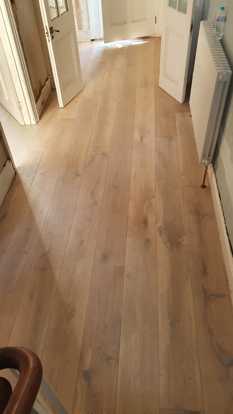 Staki Brushed & White Oil Wood Flooring 4