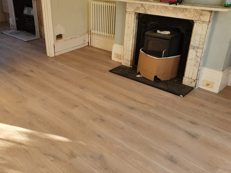 Staki Brushed & White Oil Wood Flooring, Home