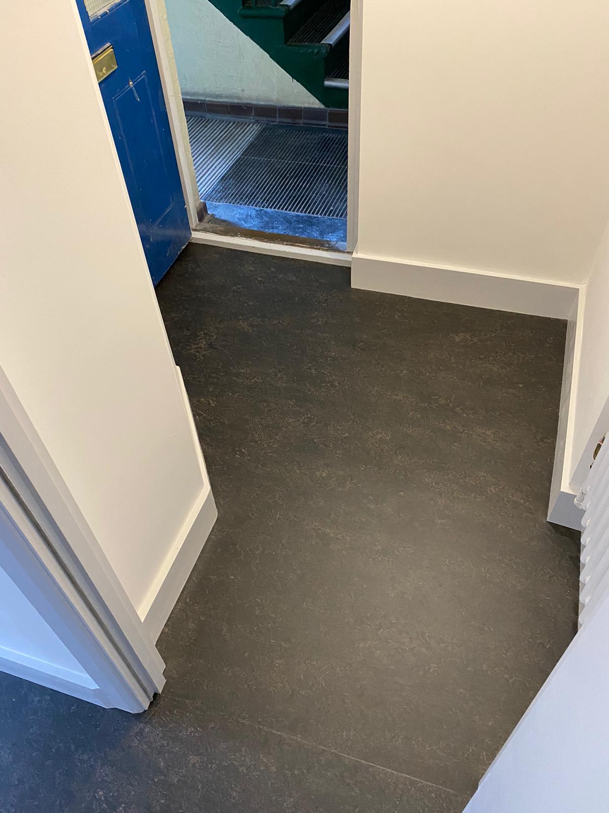 Marmoleum Dark Bistre Flooring In Islington 1