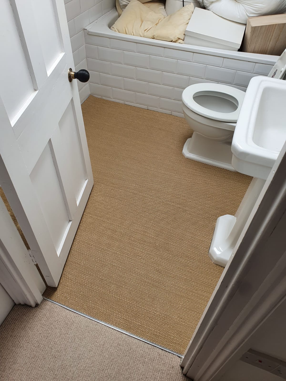 Clarendon Carpets Harrow Beige Carpet in Chelsea 1