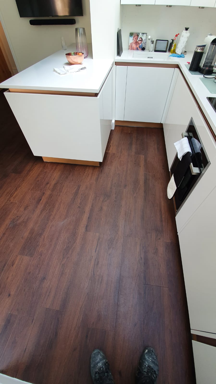 Amtico Spacia Black Walnut Luxury Vinyl In Kensington 3