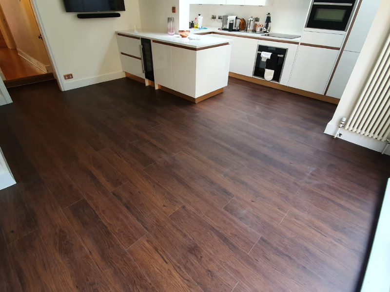 Amtico Spacia Black Walnut Luxury Vinyl in Kensington - Amtico Flooring - Carpet - Luxury Vinyl Tile Flooring