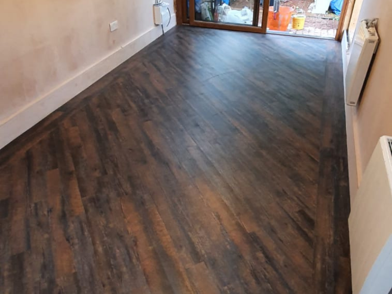 Amtico Spacia Scorched Timber in Paddington Vinyl Flooring - Amtico Flooring - Residential