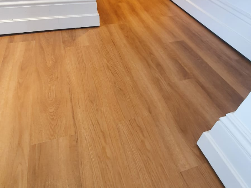 Install Amtico Click Smart Honey Oak Luxury Vinyl in Westminster - Amtico Flooring - Residential