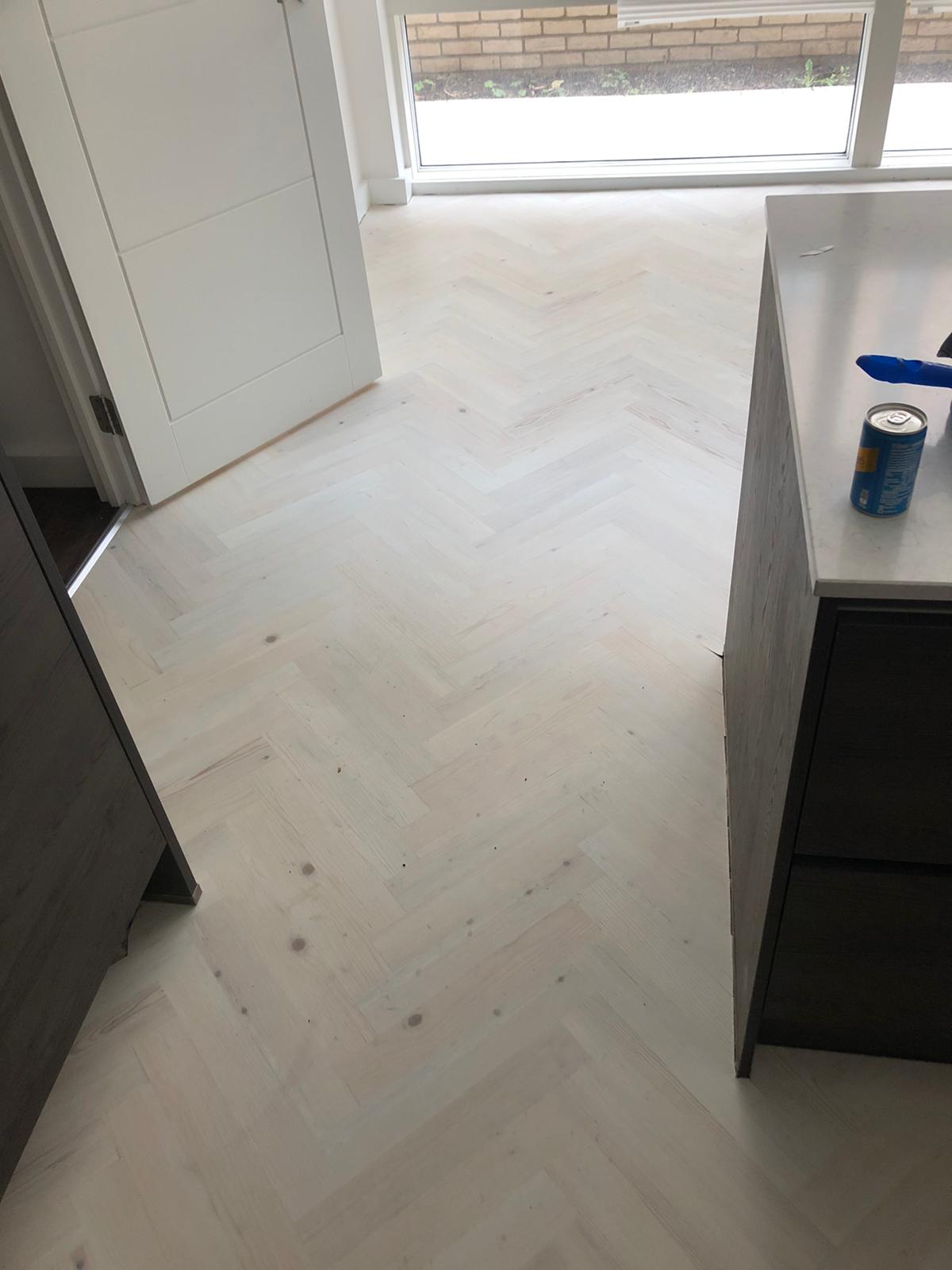 Karndean Knight Tile Washed Scand Prime Herringbone in Chelsea 1