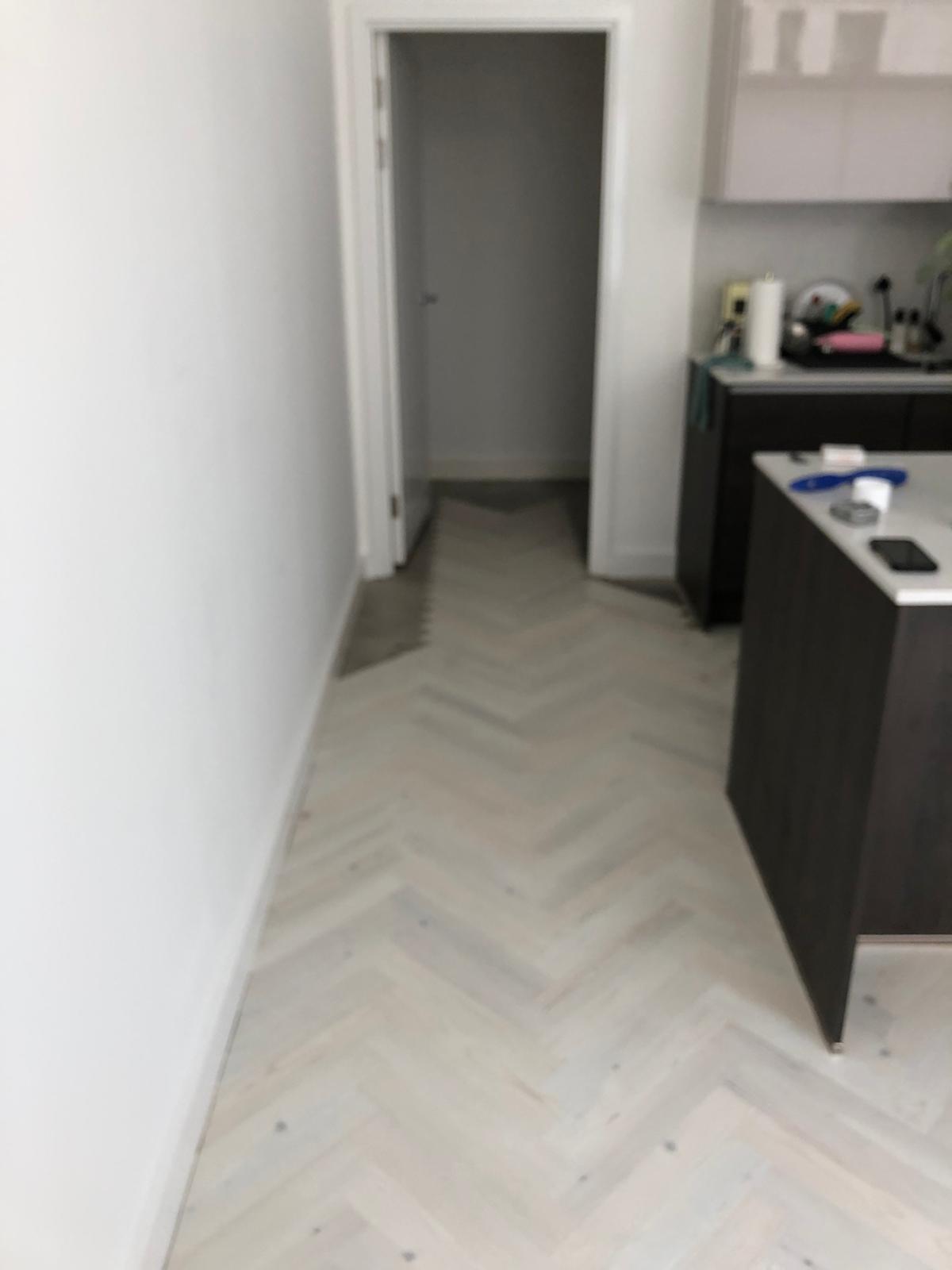Karndean Knight Tile Washed Scand Prime Herringbone in Chelsea 3