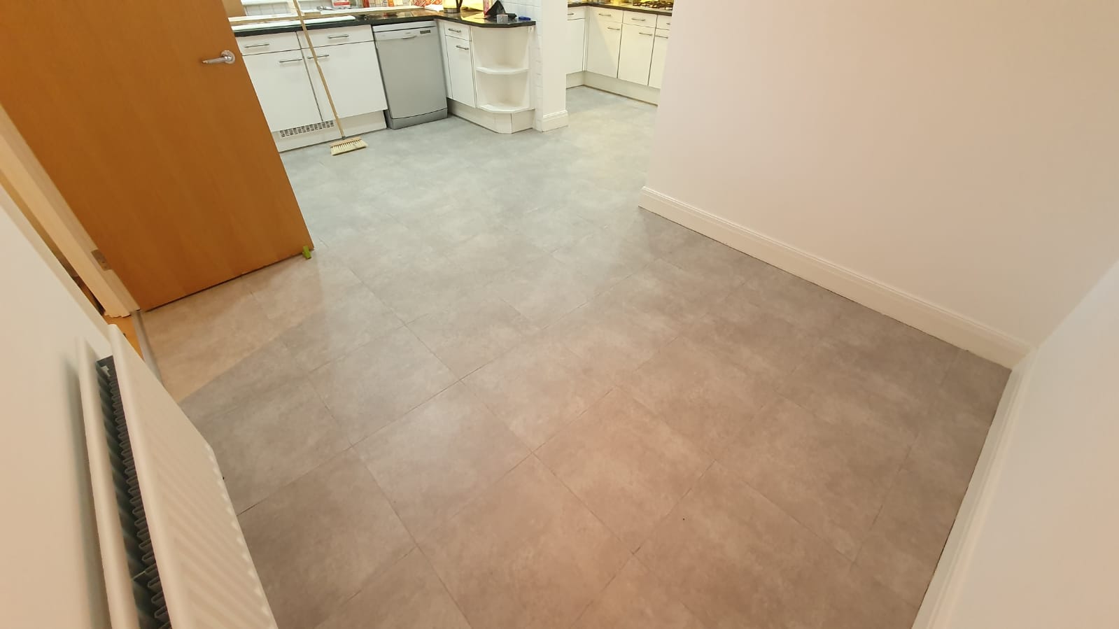 Amtico Spacia Cement with Worn Concrete Stripping in Paddington 3