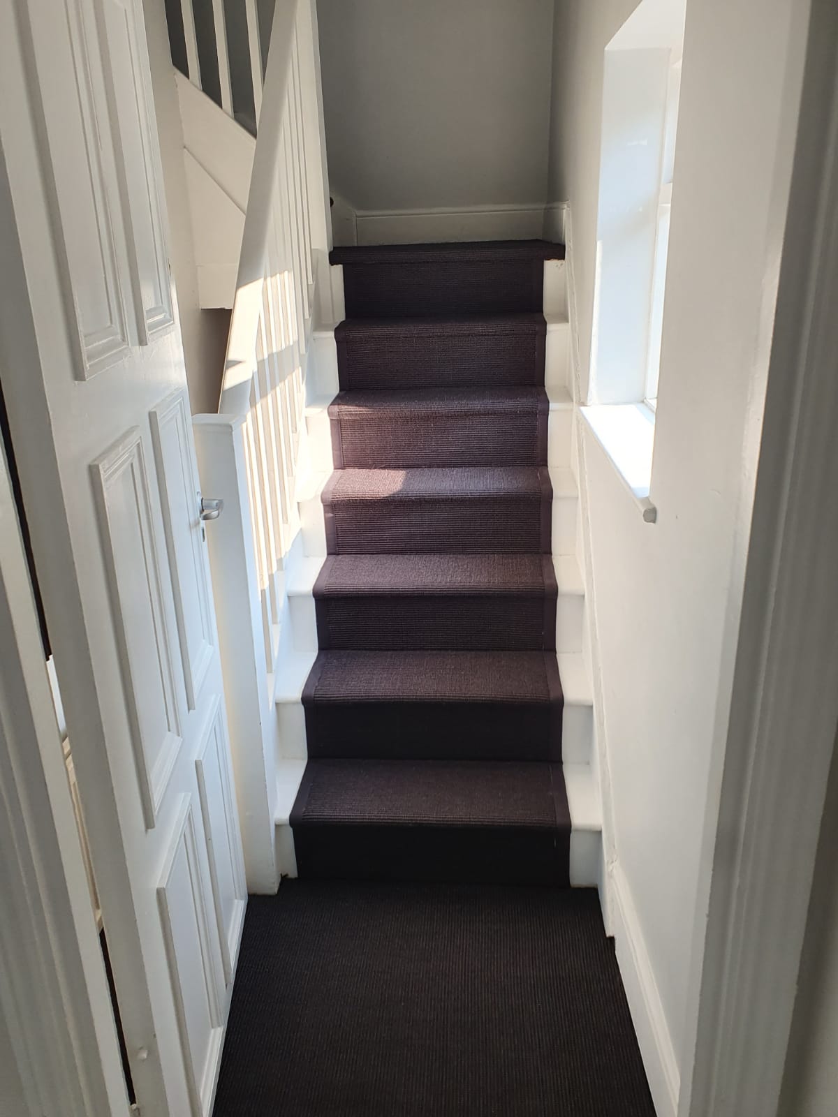 Crucial Trading Sisal Small Boucle Accents Black C714 Carpet in Fulham 2