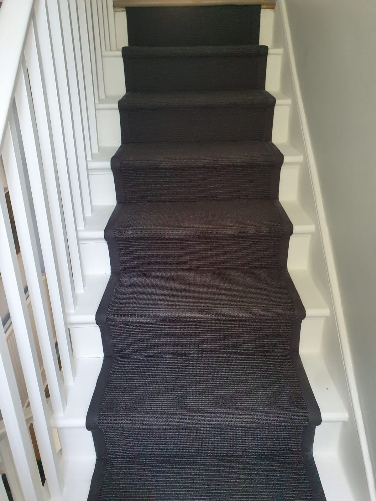 Crucial Trading Sisal Small Boucle Accents Black C714 Carpet in Fulham 3