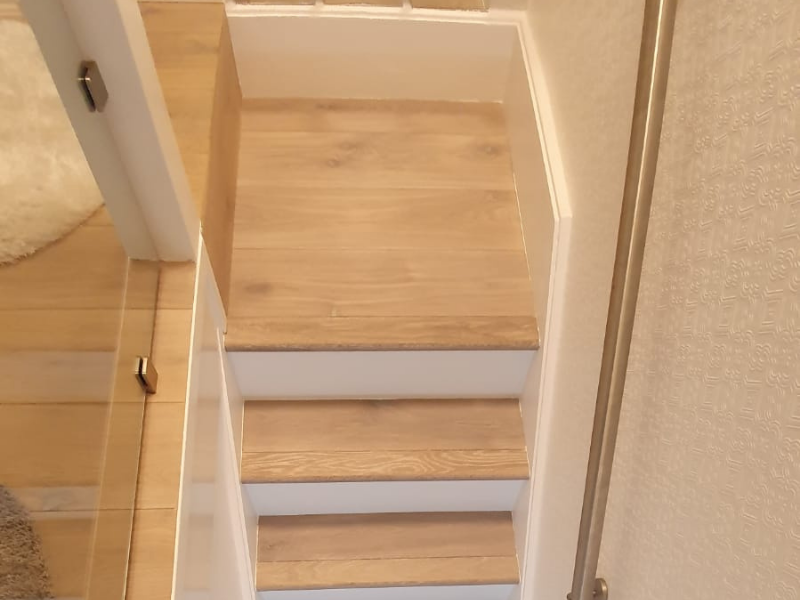 Staki Oak White & Brushed Oil Wood Flooring in Kensington - Wood Flooring - Residential