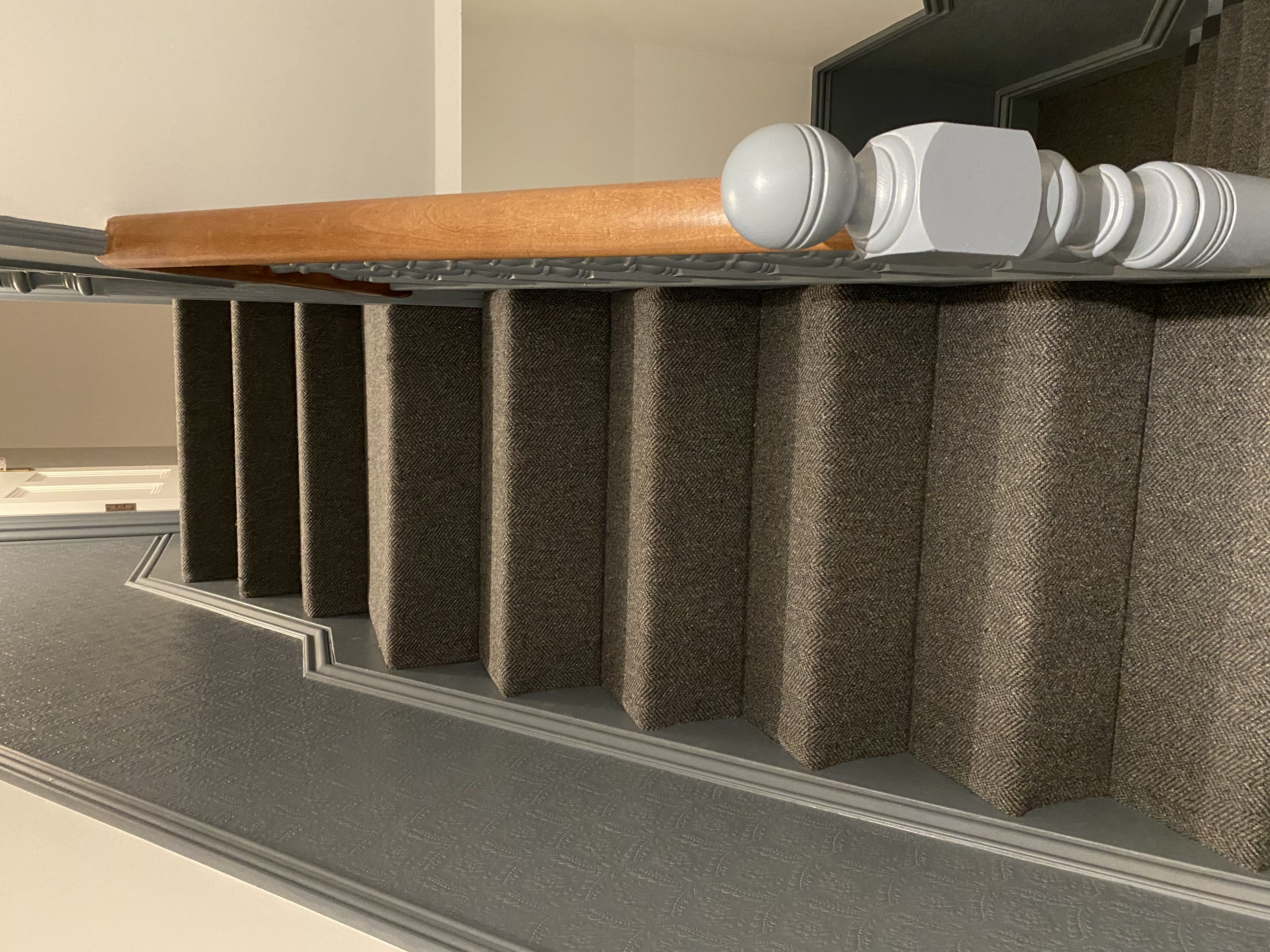 Rols Wool Carpets Nordic Chevron Twilight Carpet 4