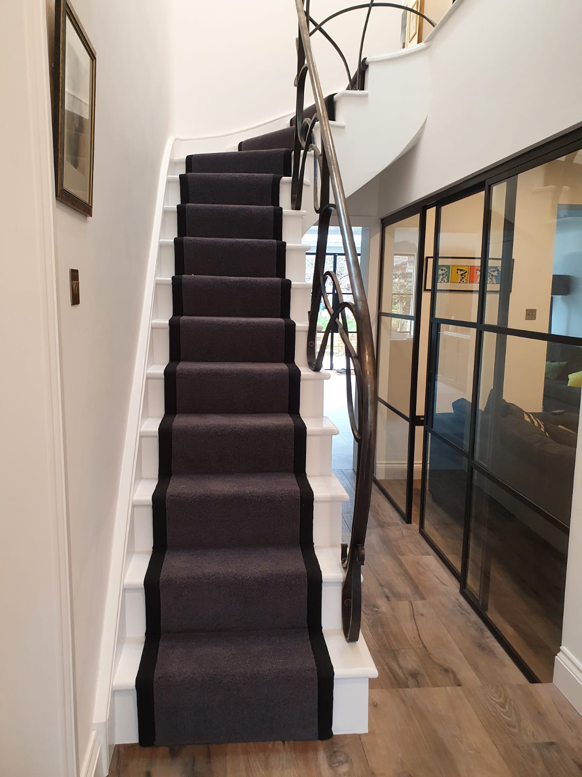 Brown Carpet with Black Binding In Notting Hill 2