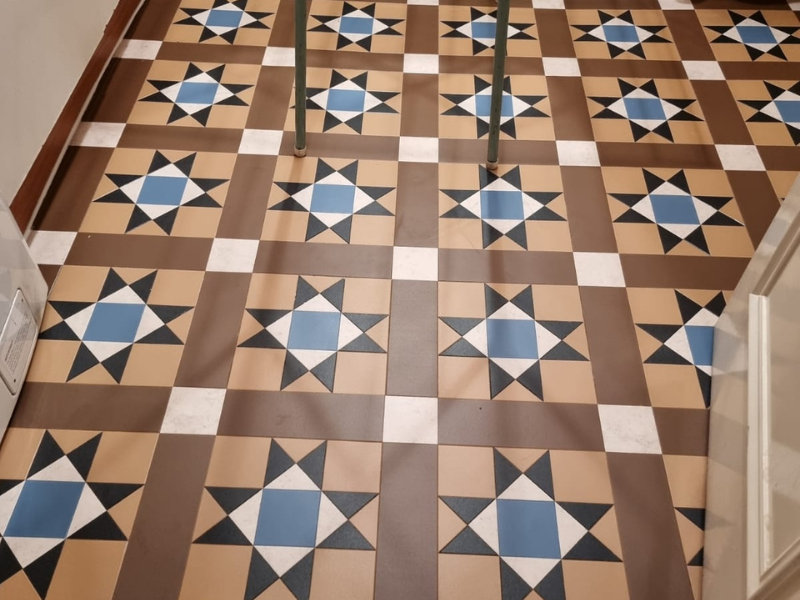 Amtico Decor Corona Sepia Luxury Vinyl Tile in Fulham, Luxury Vinyl Tile (LVT) Flooring, Porcelain Tile Flooring, Home