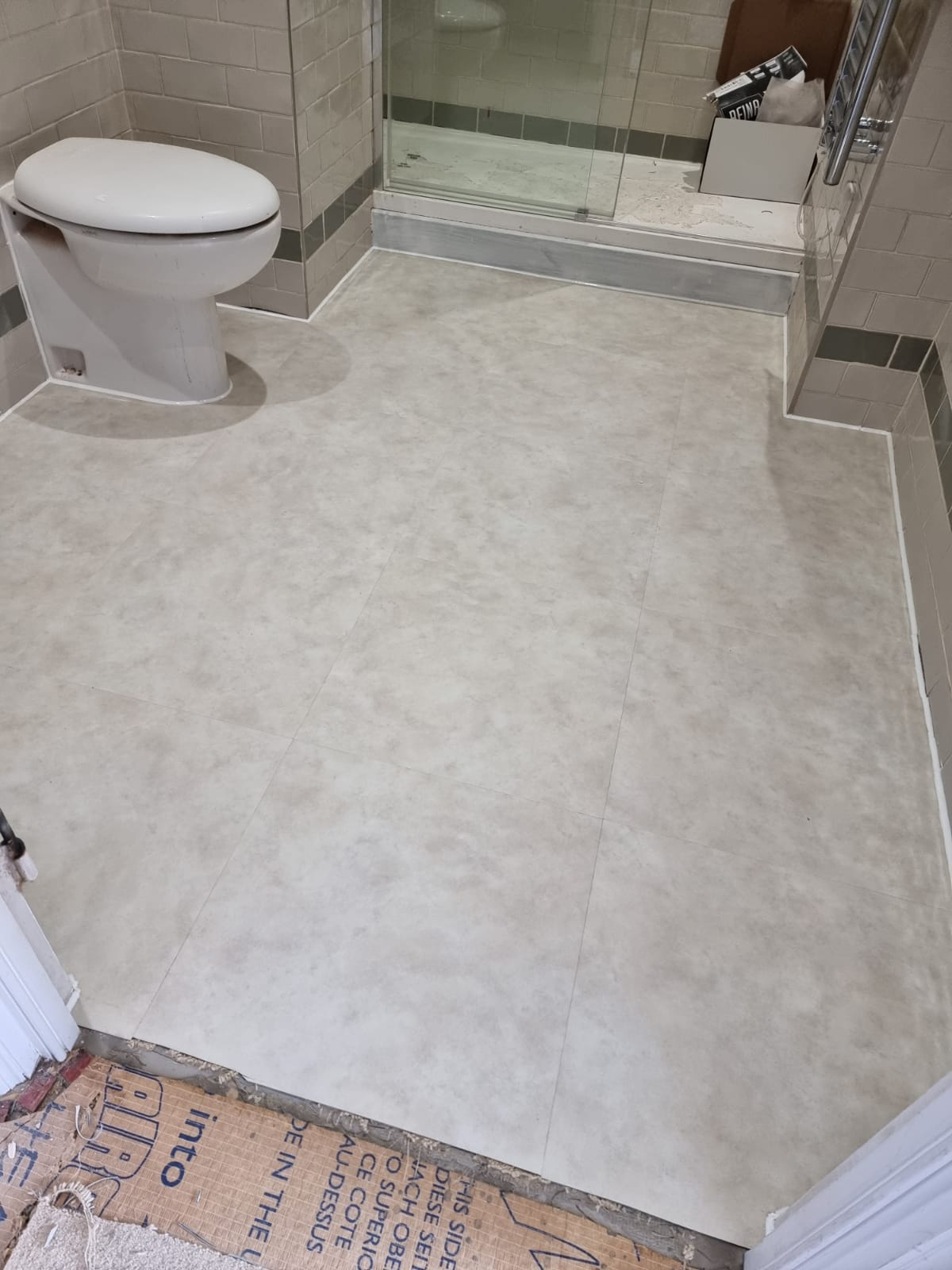 Amtico Spacia Limestone Cool in Marylebone 2