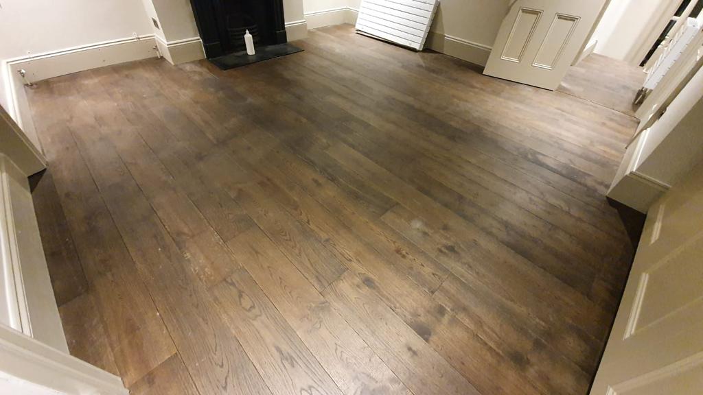 Staki Oak Ebony Wood Flooring in Pimlico 3