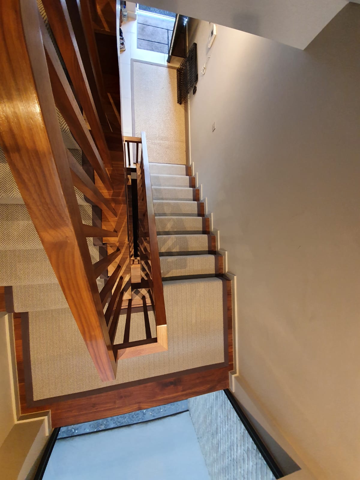 White Carpet to Stairs In Marylebone 1