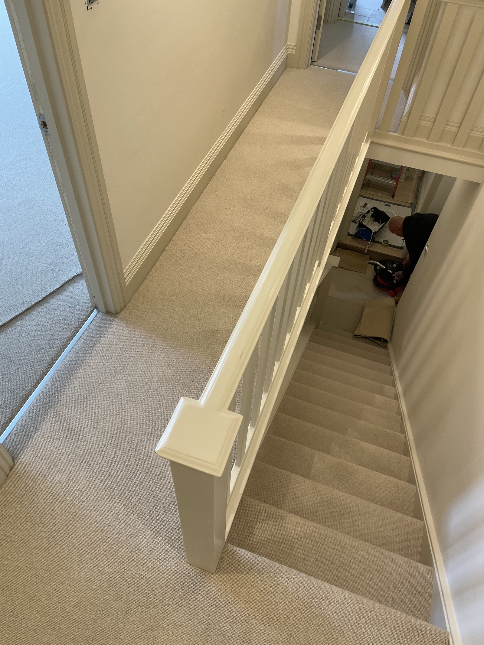 Hugh Mackay Carpets Deco Plains Maple Installation 1