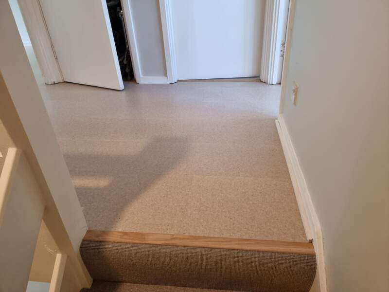 Granorte Trend Collection Fein Cream Installation in Islington - Cork Flooring