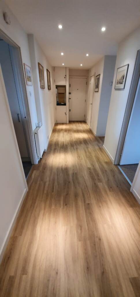 Polyflor English Oak 4435 Vinyl Flooring Installation in Chelsea, Home