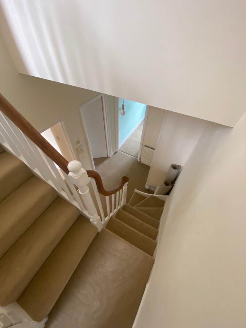 Hugh Mackay Carpets Velvet Supreme Pale Sepia Installation 3